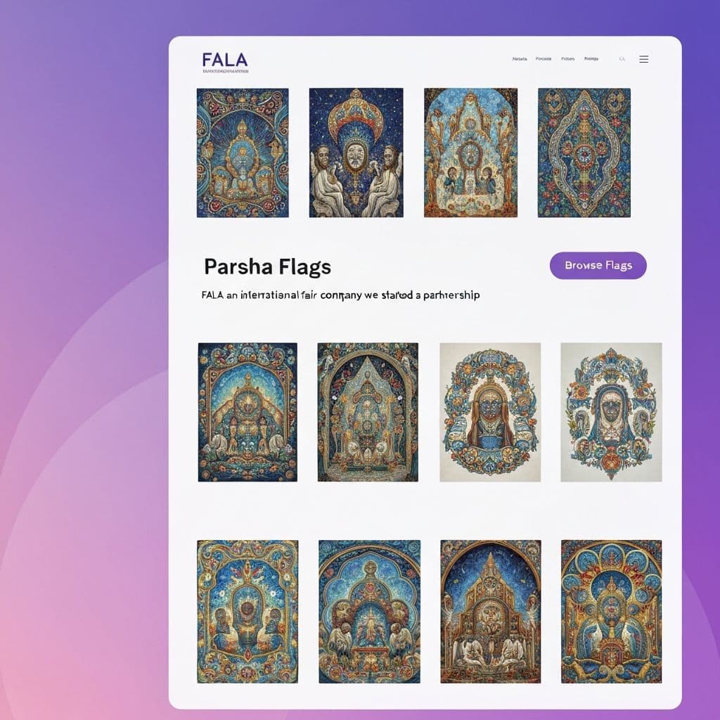 Contemporary Jewish Artist Flags page